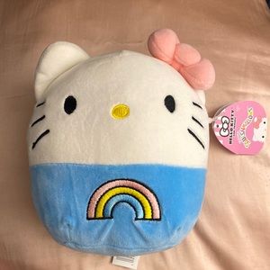 HELLO KITTY- Sanrio Squishmallow (Rainbow Blue Variant)